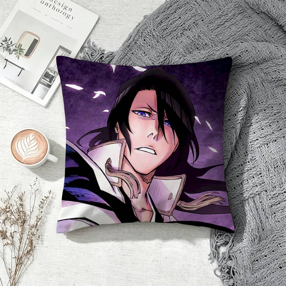Byakuya Kuchiki Bleach Double-Sided Printed Cushion Cover Bedroom Bedside Sofa Pillow Case