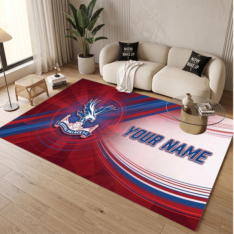 Personalized Crystal Velvet Carpet Crystal Palace Pattern Non Slip Floor Rug