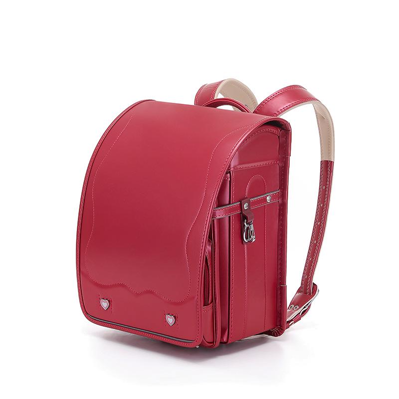 Zaino scolastico leggero per bambine giapponesi con protezione per la schiena per le classi 1-6