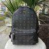 [Gebraucht] Rucksack mit Monogramm-Print, Silberfarbene Beschläge, Klassische doppelseitige Nieten, Großes Fassungsvermögen, Beschichtetes Canvas und Napa-Leder - Ausgezeichnet #16LTH71
