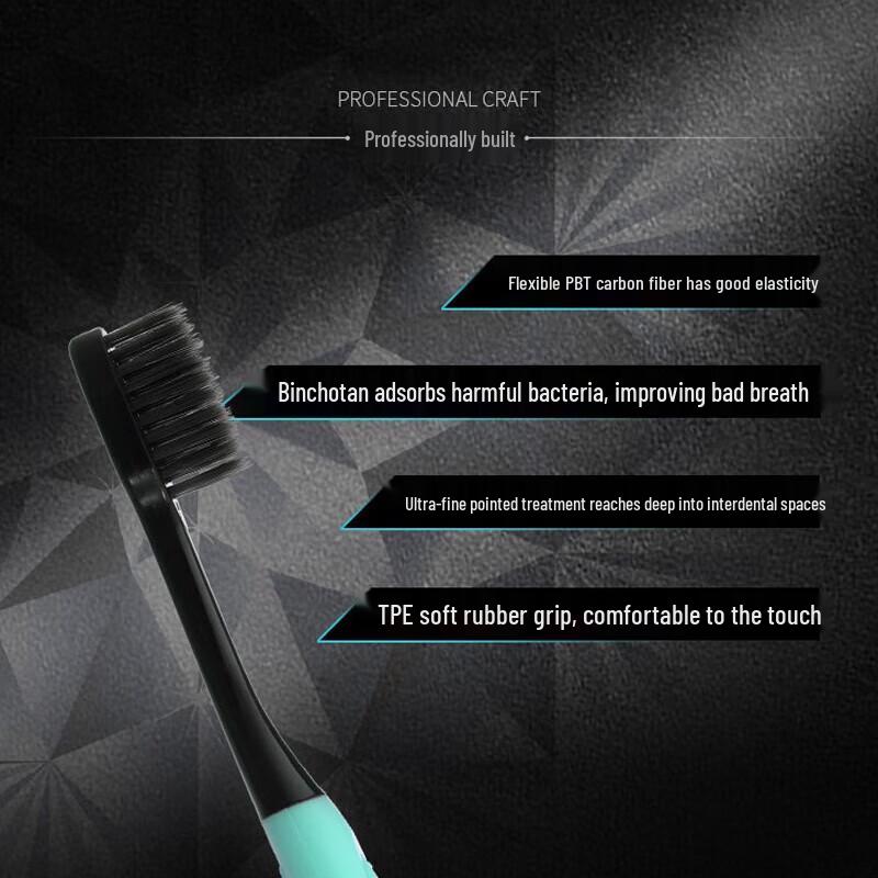 Shuke Carbon Fiber Bamboo Charcoal Toothbrushes