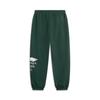 Li Ning Loose Comfortable Solid Color Knitted Sports Pants Men bottoms Green AKLUC65-5