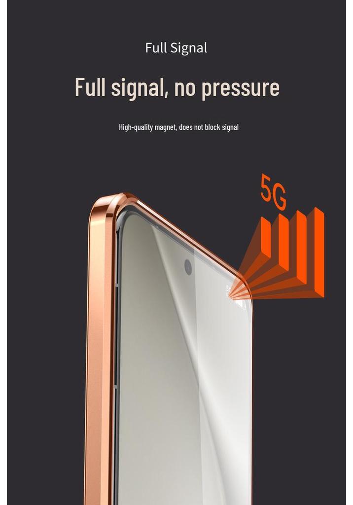 Huawei P70 Pro+ Case: Curved Screen Leather, Double-Sided, Full Lens Coverage, Magnetic Buckle, Dustproof, Drop-Proof