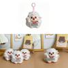 Plush Sheep Keychain Toy With Pp Cotton Filling For Gift And Bag Decor