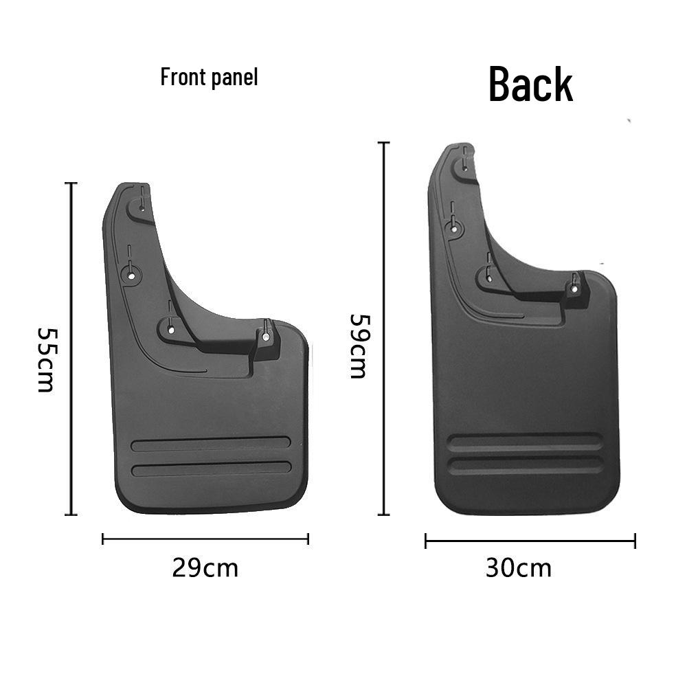 Gumowe chlapacze błotne do 06-14 Toyota Hilux Vigo 4WD Wersja przedłużona