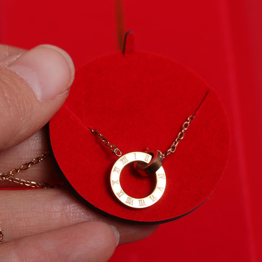 Velvet Jewelry Storage Box Red Wedding Ring Storage Box Simulation Rose Ring Box Valentine's Day