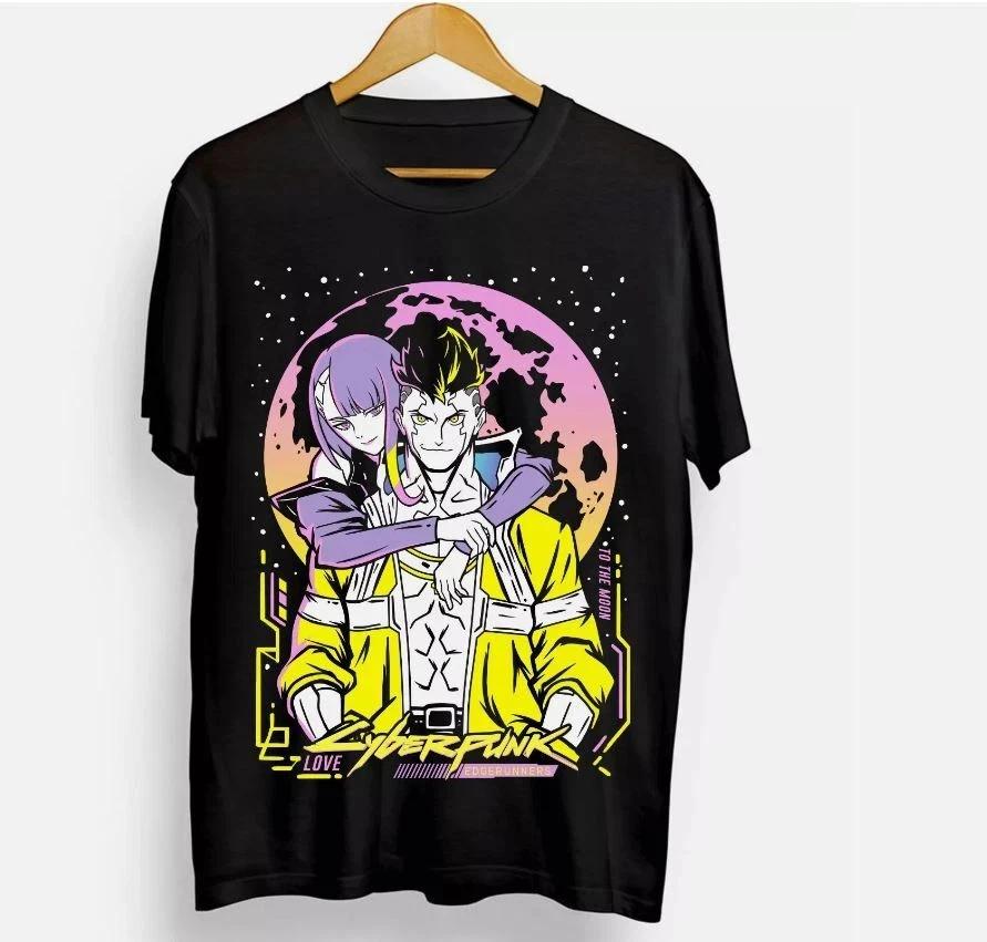Anime Anime Vintage Special Cyperpunk Black T Shirt Size S 4XL S
