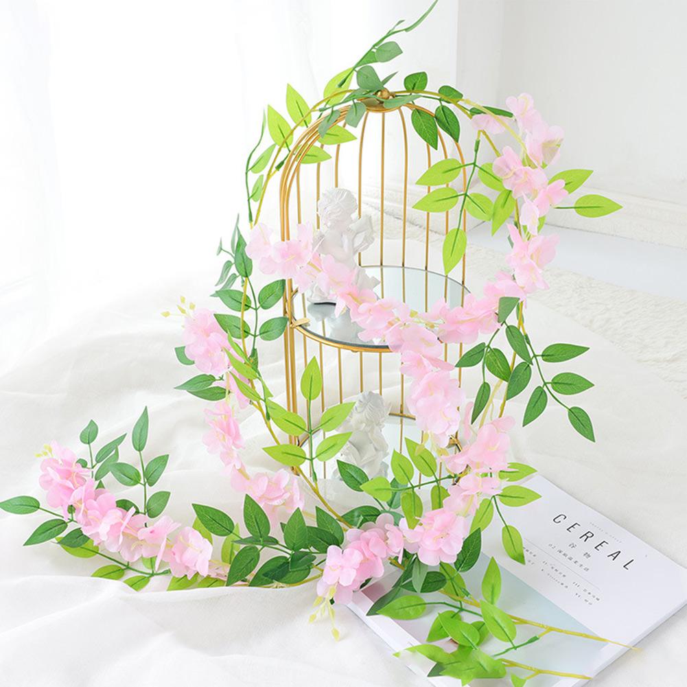 

1 шт. искусственный плющ синий для украшения балконов домов