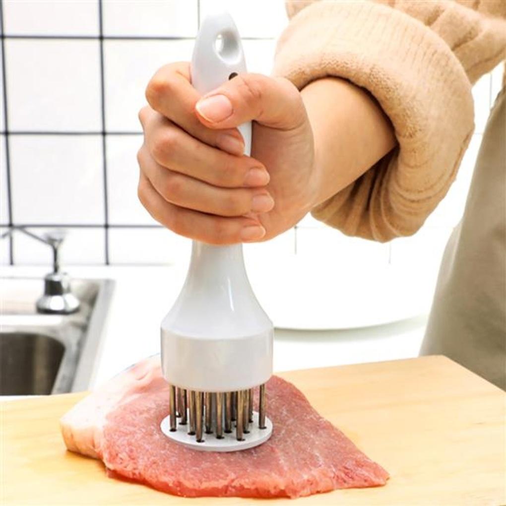 Handlicher Fleischwolf (Weiß) / Steakzartmacher