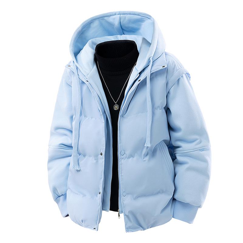 Unisex Thickened Cotton Hooded Jacket - Trendy, Warm, and Versatile Winter Outerwear