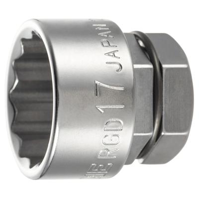 Scatola prese TONE Larghezza a spigoli vivi 17mm (per chiave a 12 facce) HPRGD-17