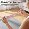 Bande Elastiche a 8 per Uomini Donne, Corda Elastica a Forma di 8 in Silicone da 20LB con Manici Antiscivolo, Attrezzatura Portatile per Palestra in Casa