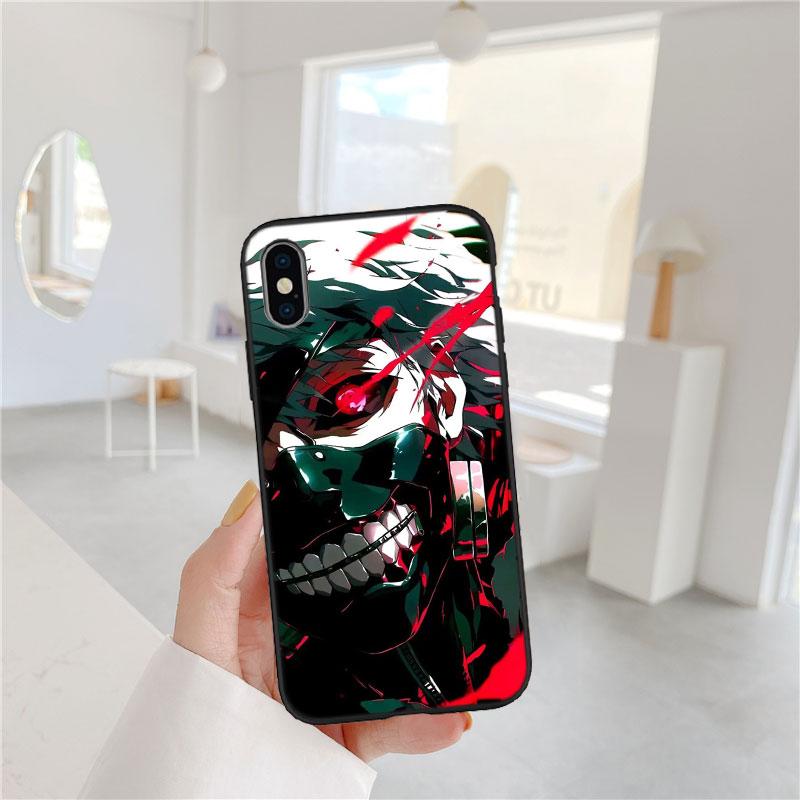 HK73 Tokyo Ghoul Soft Shell Phone Case for iPhone SE X XS XR 16E 17 11 Pro Max 8 7 6 6s Plus Air