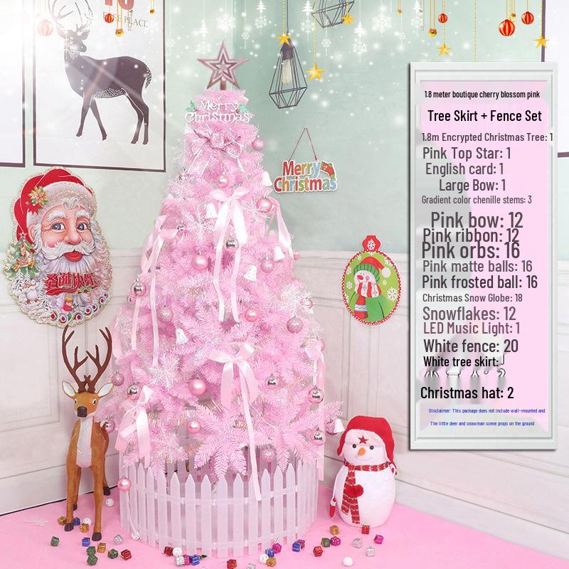 Christmas Tree Set with Window Decorations (60cm, 1.2m, 1.5m, 1.8m, 2.1m)