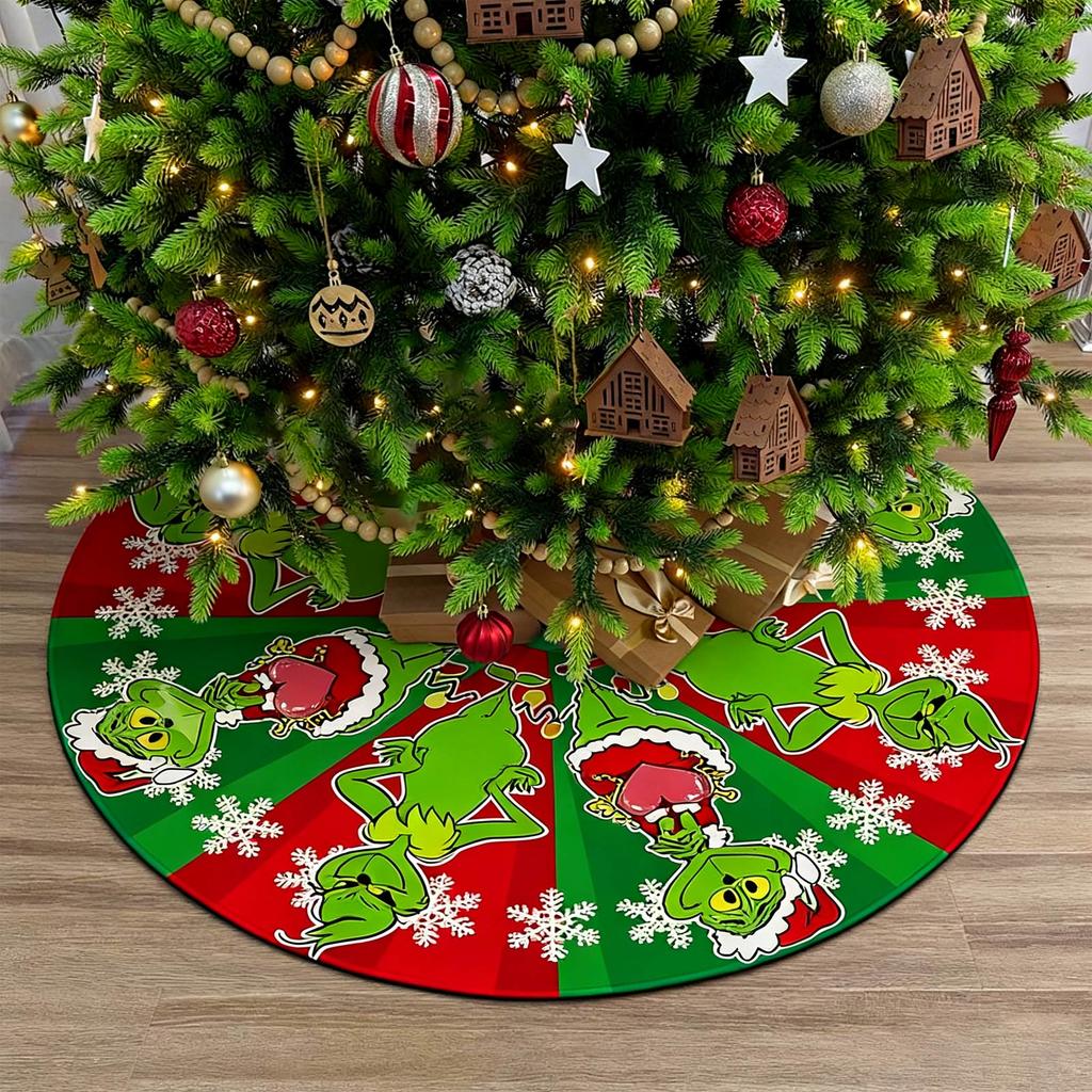 Rękodzieło Spódnica pod choinkę, Dekoracje świąteczne, Ozdoby z nadrukiem, Artykuły świąteczne.