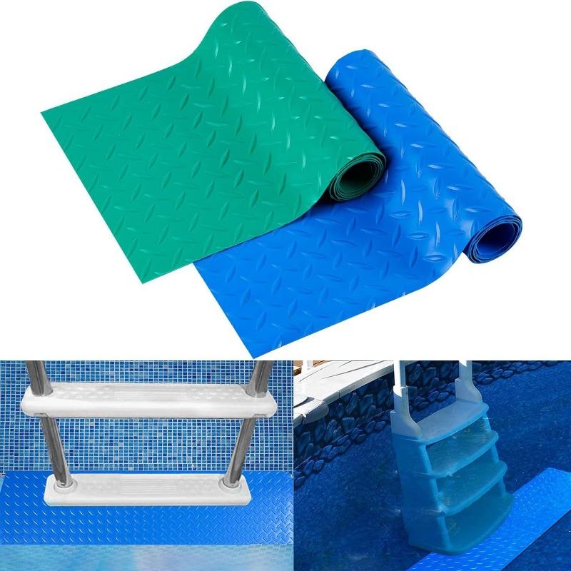 60x23cm Scară Piscină Covoraș Anti Alunecare Linii Rezistent la Uzură Crește Forța de Frecare Decorare Treaptă Previne Căderile Tăiere Liberă