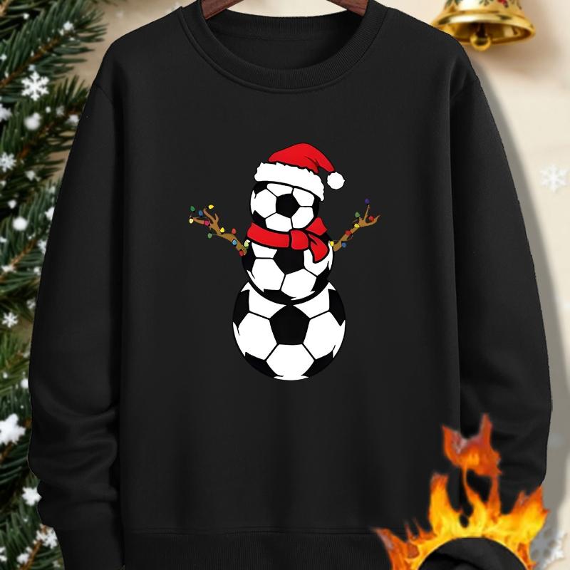 

Рождество Идеально для Зимней Многослойности и Прогулок на Открытом Воздухе: Мужское худи с круглым вырезом, Уютное XXL чёрный