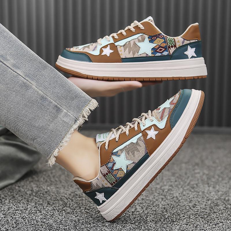 New Classic Stars Sneakers Shoes Men's Trendy Shoes Slip-on Casual Plus Size 38-47 Walking Shoes Outdoor Flat Shoes Board Shoes