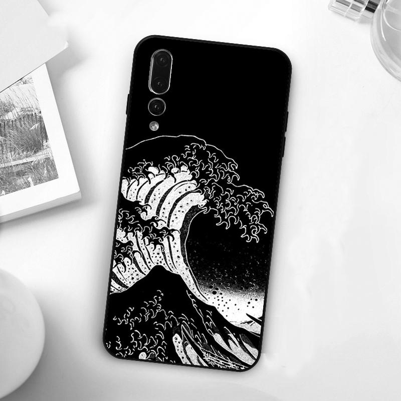 Great Kanagawa Wave For Huawei Nova Y73 Y72 Y90 Y70 Y60 Y91 Y61 12s 12i 11i 8i 9 10 SE P60 P30 Pro P40 Lite Case