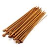 36Pcs Bamboo Crochet Needle 25/35cm Single Pointed Round Bead Knitted Needles for DIy Sweater Needlework Tool Supplies