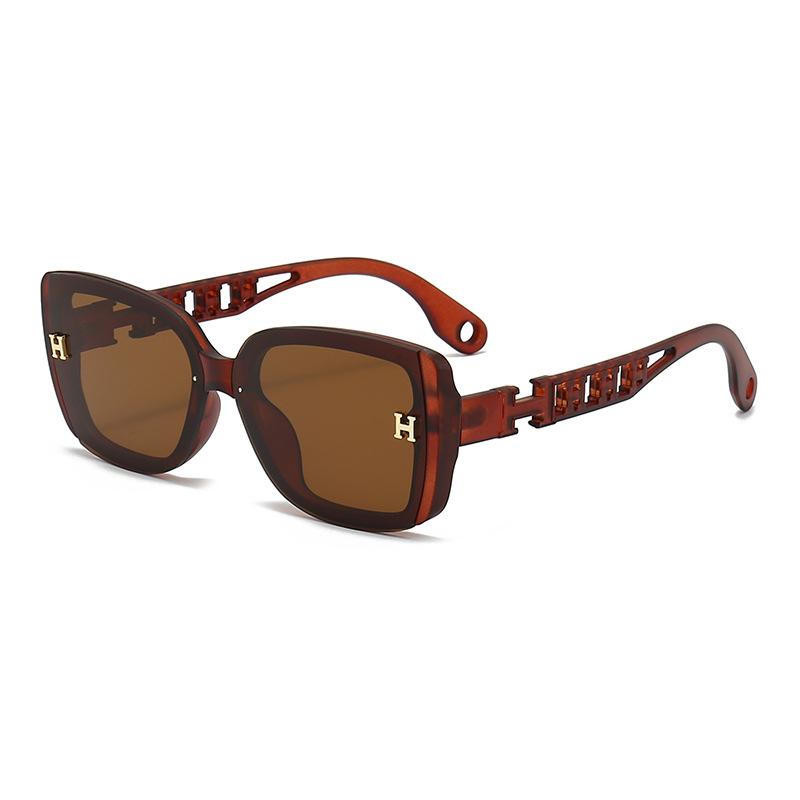 Summer new high-end anti-ultraviolet hollow foot sunglasses sunglasses women's high-end sunglasses women