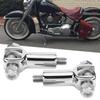 1 Pair Passenger Foot Pegs Support Mount Clevis Kit for Softail 2000 2006