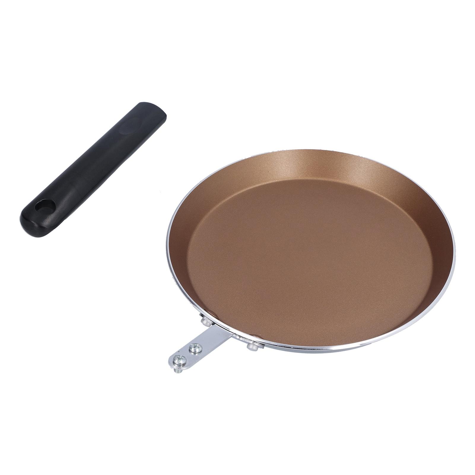 

6in Frying Pan Flat Bottomed Pancake Pan Medical Stone Nonstick Frying Pan for Kitchen Induction Cooker золотой