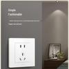 OIMG Multi-Outlet Wall Socket with Switch and Dual USB