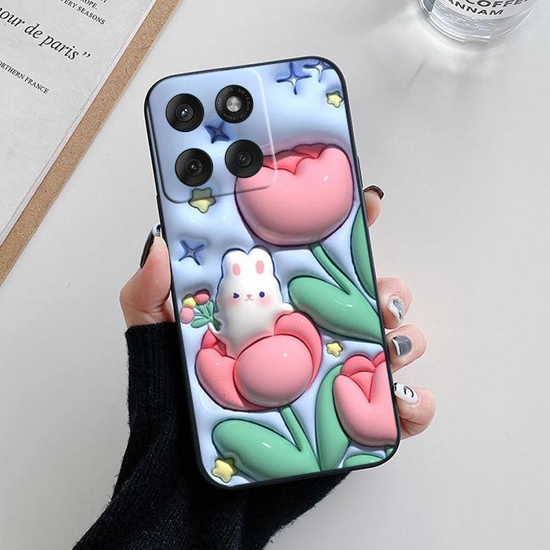 For Motorola Edge 60 Fusion Edge60 Pro Case Lovely Silicone Phone Cover For Moto Edge 60 Fusion Funda Shockproof Bumper Shell