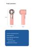 Bladeless High-Speed Portable Handheld Fan with Long-Lasting Turbine