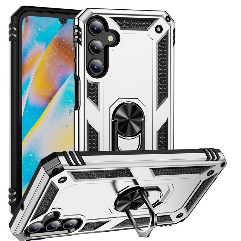 Applicable To Samsung A57 Military Armor Mobile Phone Case A37 All-inclusive A17 Bracket A07/A56 Anti-drop A36 Set A16