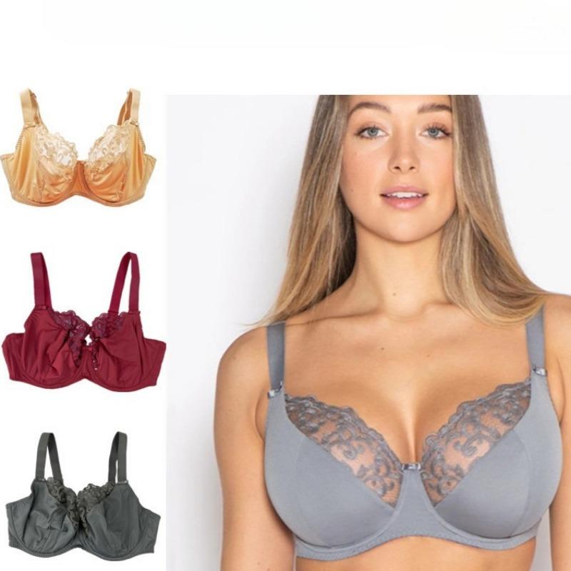 European and American Super Large Cup Underwire Bra for Large Breasts