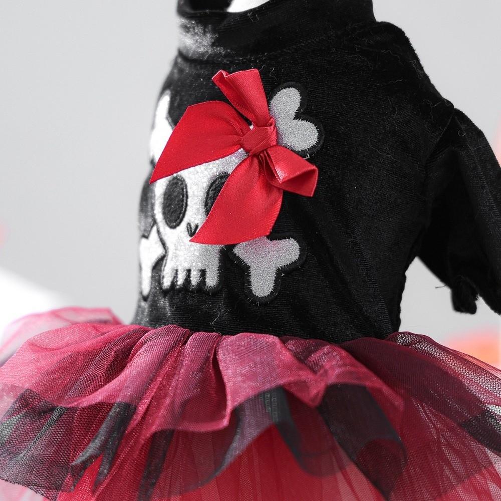 Two Legged Dog Cosplay Dress Breathable Cats Pullover Dog Lace Skirt  For Small Dogs Cats