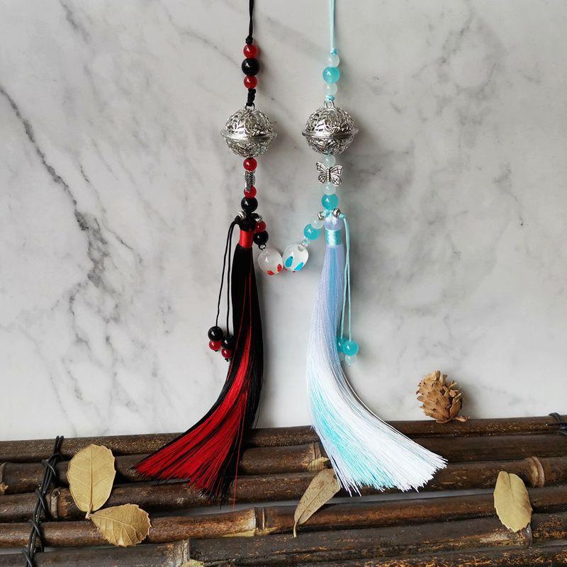 Anime Keychain Grandmaster of Demonic Cultivation GongLing Long Tassel Bells Waist Hanged Mo Dao Zu Shi