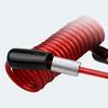3.5mm Anti-Theft Spring Wire Rope Motorcycle Bike Lock Cable Lock Reminder Cable Theft Handlebar Scooter Disc Brake Lock