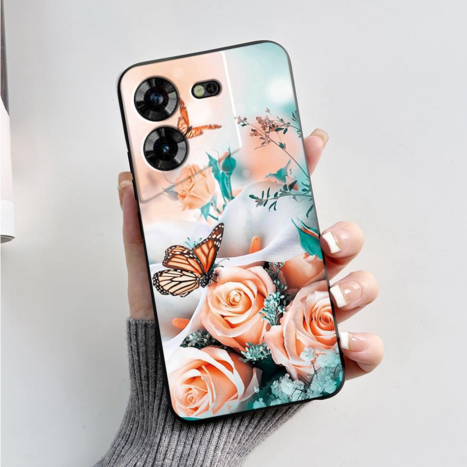 Soft Case For Tecno Pova 5 Pova5 LH7n Phone Cover Matte Liquid Silicone Marble Fundas Capa For Tecno Pova 5 pro 5Pro LH8n Bumper