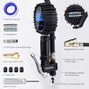 Digitaler Reifendruckprüfer, Inflator, 200 PSI, hochpräziser Luftdruckprüfer und LCD-Bildschirm für Auto, LKW, Motorrad, Wohnmobil, SUV, Fahrrad LV12