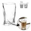Szklanka Falowana 275Ml Do Kawy Latte Long Drink 1 Szkło