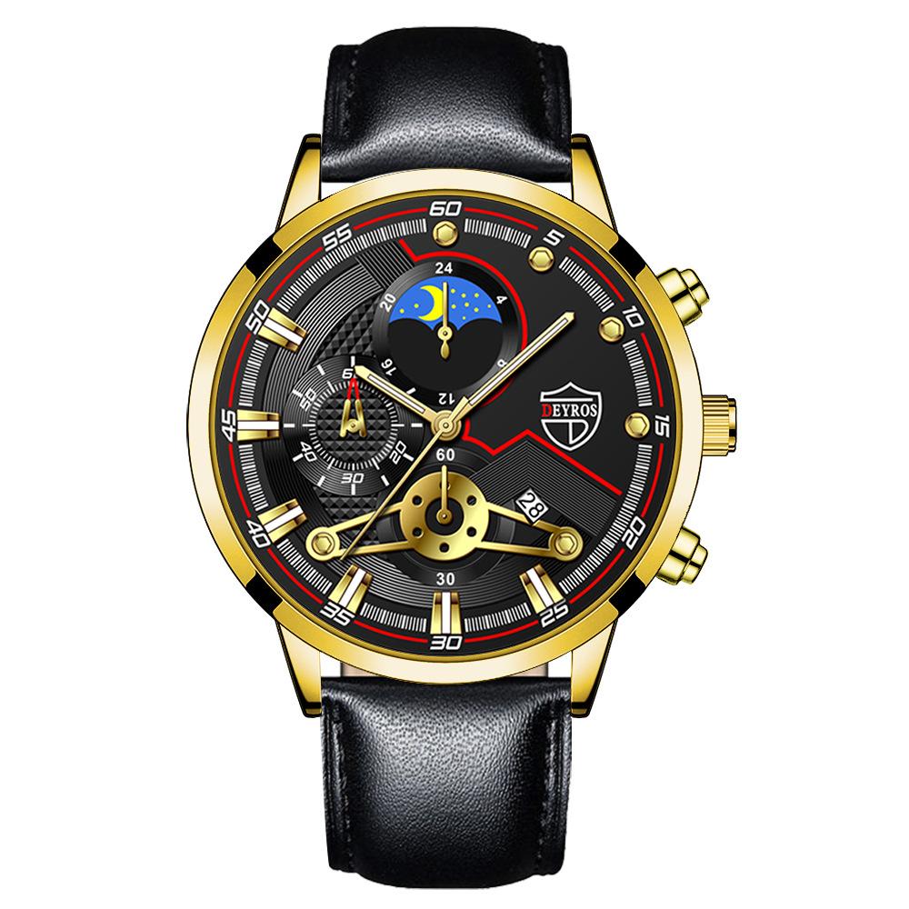 Men'S Watch Fully Automatic Quartz Watch Luminous Calendar
