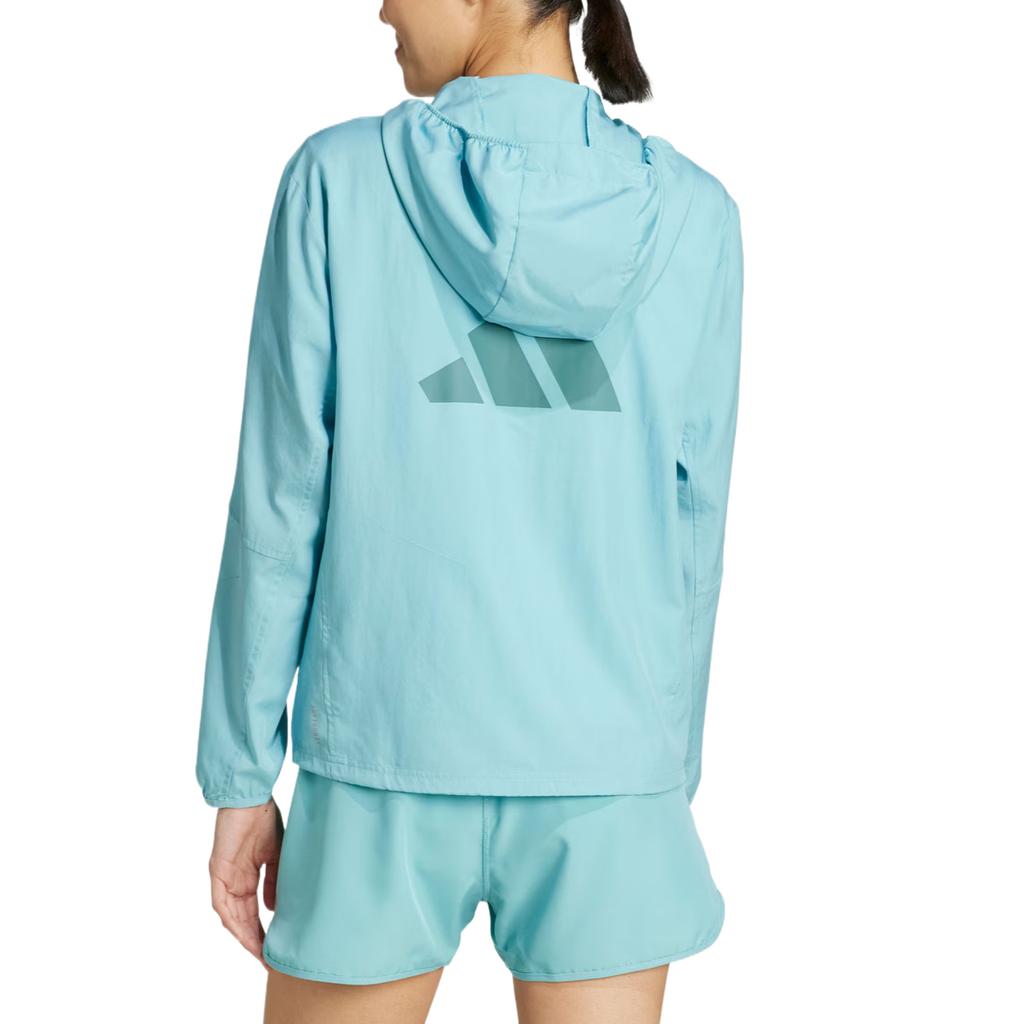 adidas Running Jackets Women's Light Mint Hooded Moderate Other JM5745
