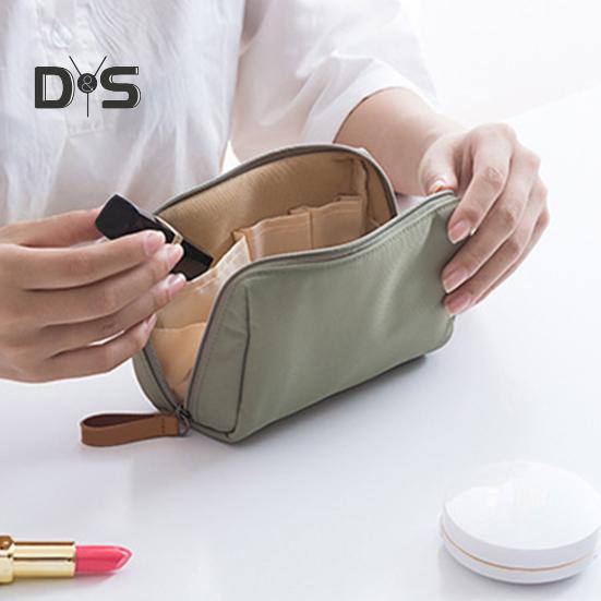 Portable Storage Bag Makeup Organizer Zipper Closure Large Capacity Waterproof Travel Makeup Pouch for Women