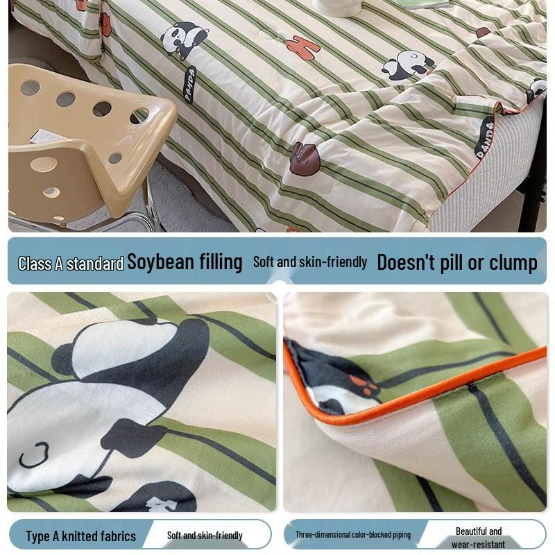 Leichte Baumwoll-Kinderbettdecke - Maschinenwaschbare Sommerdecke