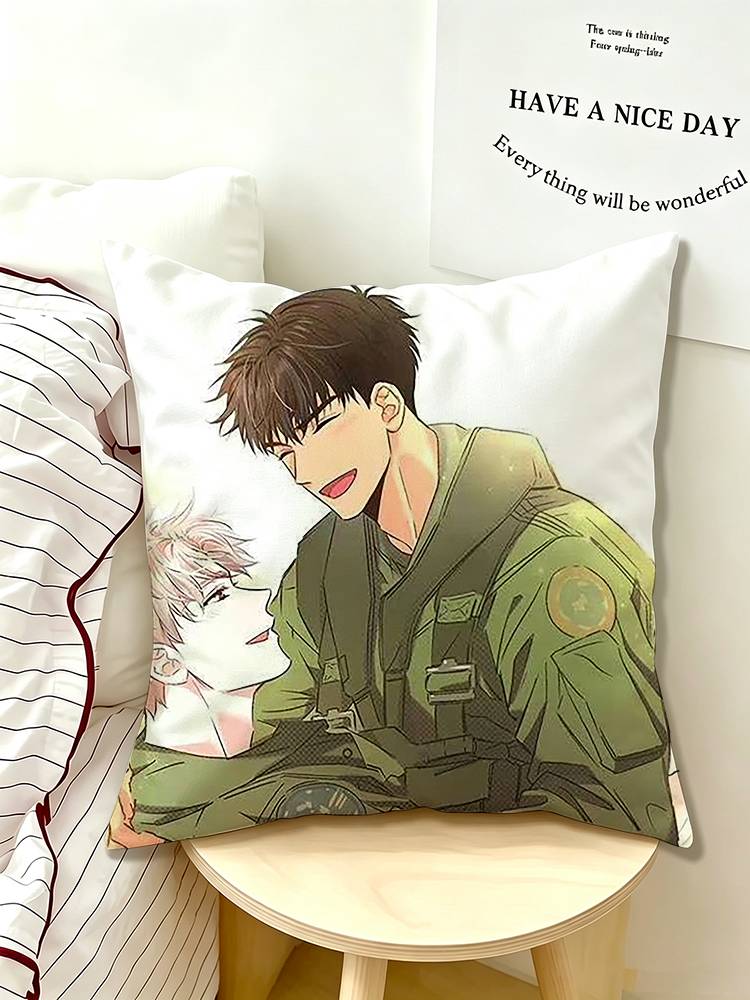 BL M-Manhwa P-Passion Pillow Case Pattern Printed Pillowcase For Living Room Sofa Cushion Cover