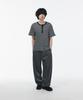 SIGNATURE [Summer Fabric Added] Double-Tuck Wide Slacks [Gray]
