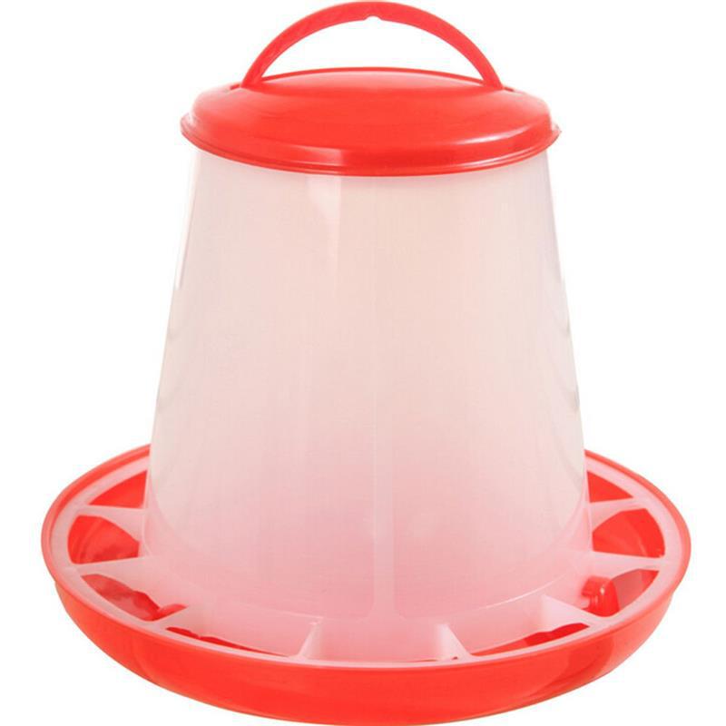 1.5kg Poultry Feed Bucket for Chickens, Ducks, Geese: 3kg Feeder Trough
