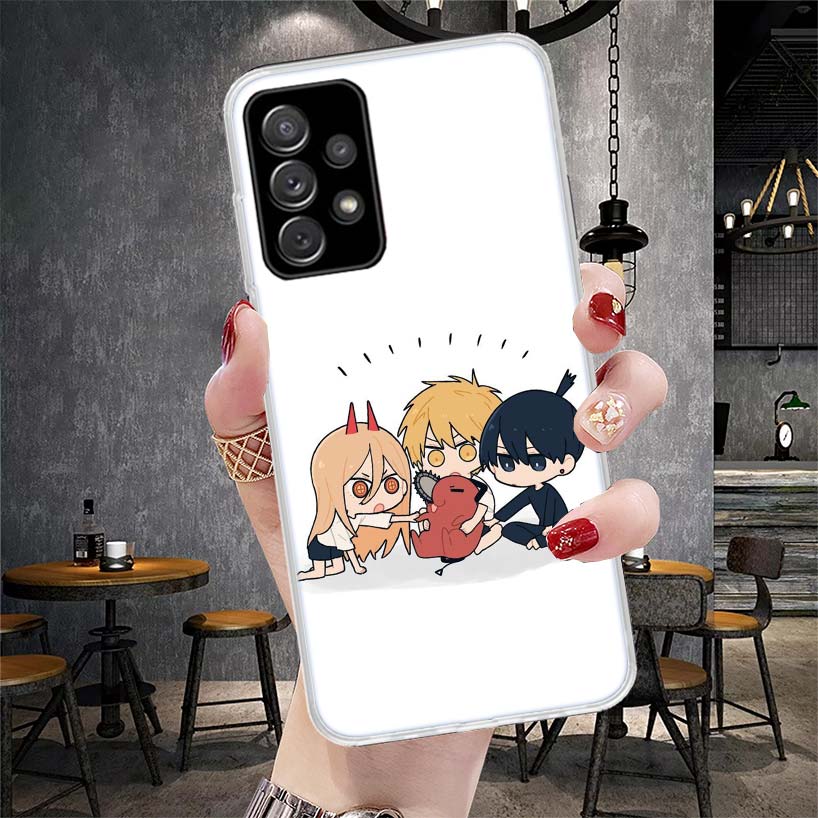 C-Chainsaw Mans Cute Soft Phone Case For Samsung Galaxy S22 S23 S24 S25 Edge S26 Ultra S20 FE S21 Plus + Fundas Coque Galaxy S20