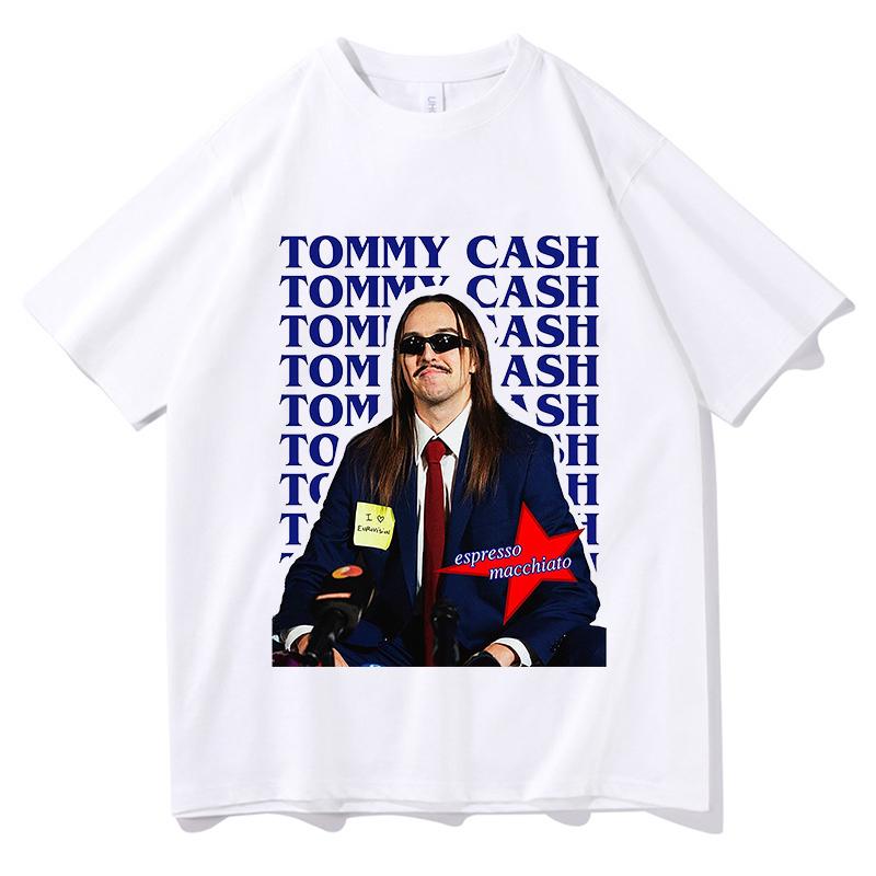 New In Eurovision 2025 Tommy Cash T Shirt Unisex Unisex Oversized Trend Short Sleeve Tshirt Unisex 100 Cotton Tops Streetwear Tops