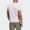 adidas T Shirts Men's White Crew Neck Moderate FT7987