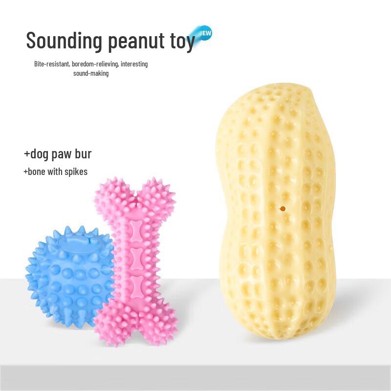 Dog Durable Squeaky Teething Toy Set