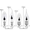 Vintage Edison E14 E27 LED Pære Stearinlys Flamme Effekt Pære 3W AC220V Hjem Til Dekoration Belysning Pære Stearinlys Pære